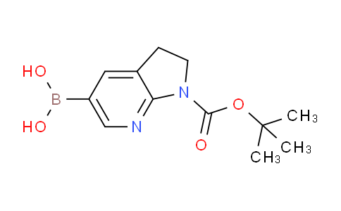 CAS No. 1111638-14-2, (1-(tert-Butoxycarbonyl)-2,3-dihydro-1H-pyrrolo[2,3-b]pyridin-5-yl)boronic acid