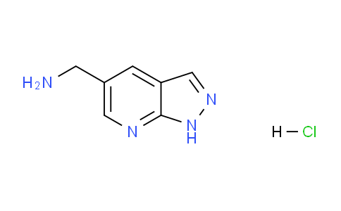 CAS No. 1956332-72-1, (1H-Pyrazolo[3,4-b]pyridin-5-yl)methanamine hydrochloride