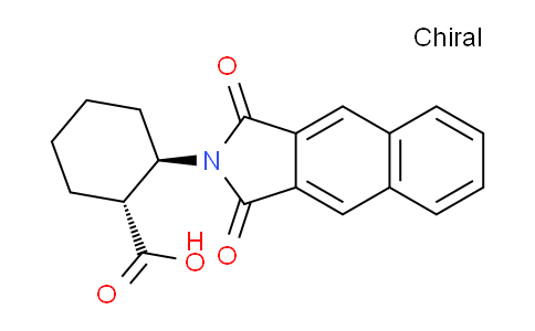 CAS No. 642995-15-1, (1R,2R)-2-(1,3-Dioxo-1H-benzo[f]isoindol-2(3H)-yl)cyclohexanecarboxylic acid