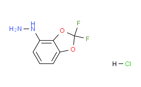 CAS No. 1955548-94-3, (2,2-Difluorobenzo[d][1,3]dioxol-4-yl)hydrazine hydrochloride