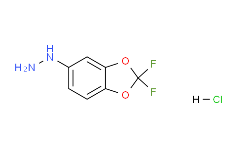 CAS No. 918792-69-5, (2,2-Difluorobenzo[d][1,3]dioxol-5-yl)hydrazine hydrochloride
