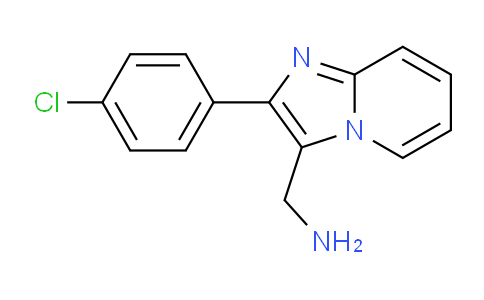 CAS No. 34164-90-4, (2-(4-Chlorophenyl)imidazo[1,2-a]pyridin-3-yl)methanamine