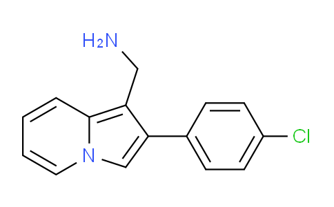 CAS No. 1017157-84-4, (2-(4-Chlorophenyl)indolizin-1-yl)methanamine