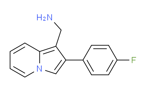 CAS No. 1017129-50-8, (2-(4-Fluorophenyl)indolizin-1-yl)methanamine