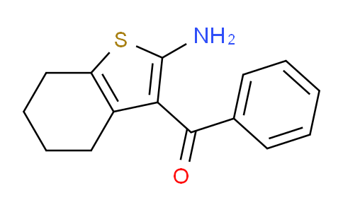 CAS No. 4651-72-3, (2-Amino-4,5,6,7-tetrahydrobenzo[b]thiophen-3-yl)(phenyl)methanone
