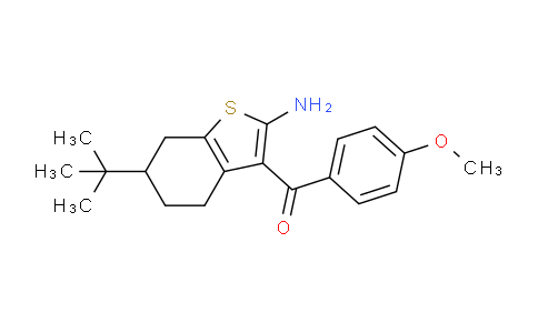 MC668948 | 793678-86-1 | (2-Amino-6-(tert-butyl)-4,5,6,7-tetrahydrobenzo[b]thiophen-3-yl)(4-methoxyphenyl)methanone