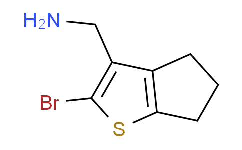 CAS No. 1592518-89-2, (2-Bromo-5,6-dihydro-4H-cyclopenta[b]thiophen-3-yl)methanamine