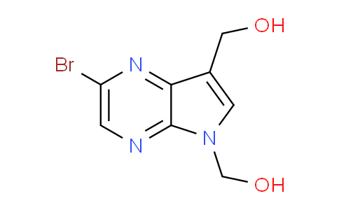 CAS No. 1334674-87-1, (2-Bromo-5H-pyrrolo[2,3-b]pyrazine-5,7-diyl)dimethanol