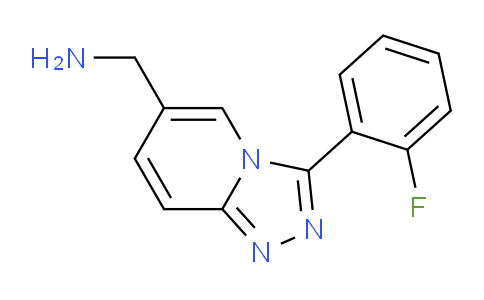 CAS No. 1439897-81-0, (3-(2-Fluorophenyl)-[1,2,4]triazolo[4,3-a]pyridin-6-yl)methanamine