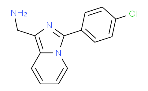 CAS No. 885276-35-7, (3-(4-Chlorophenyl)imidazo[1,5-a]pyridin-1-yl)methanamine