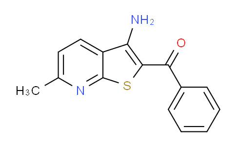 CAS No. 52505-54-1, (3-Amino-6-methylthieno[2,3-b]pyridin-2-yl)(phenyl)methanone