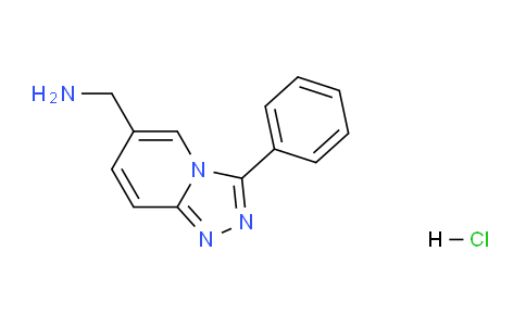 CAS No. 1439899-11-2, (3-Phenyl-[1,2,4]triazolo[4,3-a]pyridin-6-yl)methanamine hydrochloride