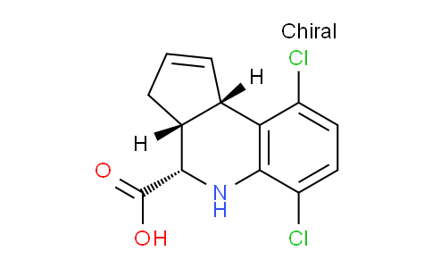 CAS No. 957033-27-1, (3aR,4S,9bS)-6,9-Dichloro-3a,4,5,9b-tetrahydro-3H-cyclopenta[c]quinoline-4-carboxylic acid