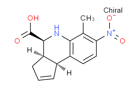 CAS No. 956523-14-1, (3aR,4S,9bS)-6-Methyl-7-nitro-3a,4,5,9b-tetrahydro-3H-cyclopenta[c]quinoline-4-carboxylic acid