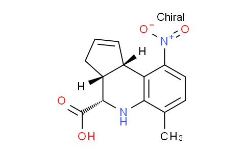 CAS No. 956247-29-3, (3aR,4S,9bS)-6-Methyl-9-nitro-3a,4,5,9b-tetrahydro-3H-cyclopenta[c]quinoline-4-carboxylic acid