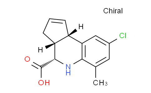 CAS No. 956629-74-6, (3aR,4S,9bS)-8-Chloro-6-methyl-3a,4,5,9b-tetrahydro-3H-cyclopenta[c]quinoline-4-carboxylic acid