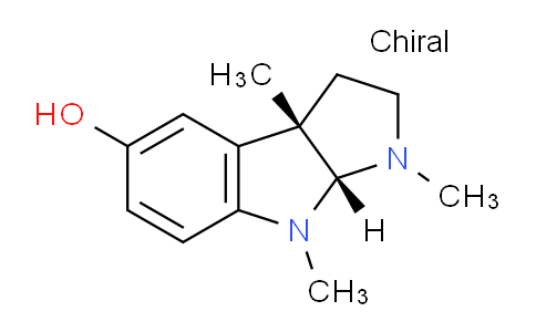 CAS No. 469-22-7, (3aS,8aR)-1,3a,8-Trimethyl-1,2,3,3a,8,8a-hexahydropyrrolo[2,3-b]indol-5-ol