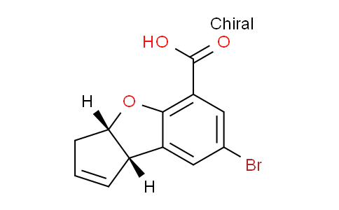 CAS No. 88277-50-3, (3aS,8bS)-7-Bromo-3a,8b-dihydro-3H-cyclopenta[b]benzofuran-5-carboxylic acid