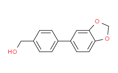 CAS No. 1349717-55-0, (4-(Benzo[d][1,3]dioxol-5-yl)phenyl)methanol