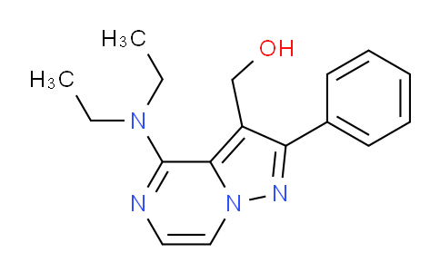 CAS No. 1713173-95-5, (4-(Diethylamino)-2-phenylpyrazolo[1,5-a]pyrazin-3-yl)methanol