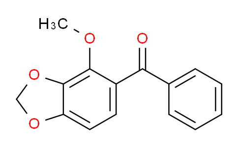 CAS No. 872881-74-8, (4-Methoxybenzo[d][1,3]dioxol-5-yl)(phenyl)methanone
