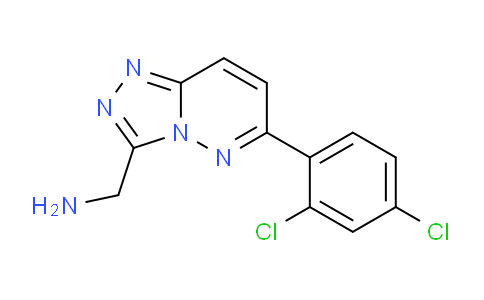 CAS No. 1706461-20-2, (6-(2,4-Dichlorophenyl)-[1,2,4]triazolo[4,3-b]pyridazin-3-yl)methanamine