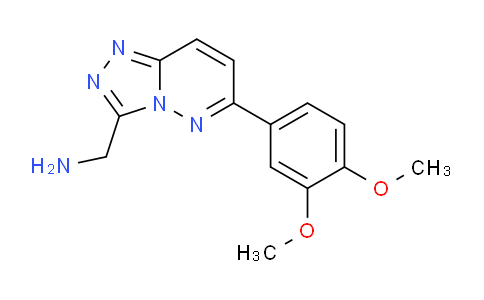 CAS No. 1706439-11-3, (6-(3,4-Dimethoxyphenyl)-[1,2,4]triazolo[4,3-b]pyridazin-3-yl)methanamine