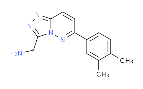 CAS No. 1282574-89-3, (6-(3,4-Dimethylphenyl)-[1,2,4]triazolo[4,3-b]pyridazin-3-yl)methanamine