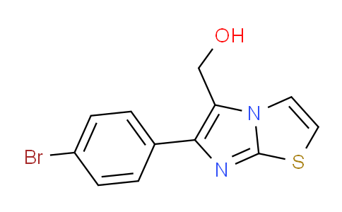 CAS No. 439095-24-6, (6-(4-Bromophenyl)imidazo[2,1-b]thiazol-5-yl)methanol