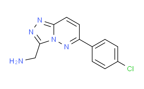 CAS No. 1279892-84-0, (6-(4-Chlorophenyl)-[1,2,4]triazolo[4,3-b]pyridazin-3-yl)methanamine