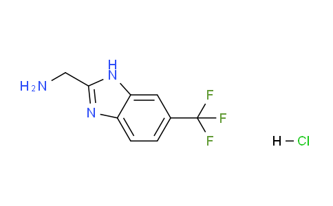CAS No. 1446513-96-7, (6-(Trifluoromethyl)-1H-benzo[d]imidazol-2-yl)methanamine hydrochloride