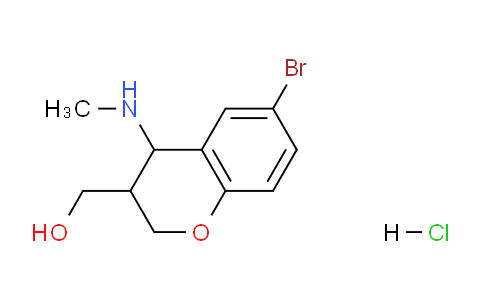 CAS No. 321391-98-4, (6-Bromo-4-(methylamino)chroman-3-yl)methanol hydrochloride