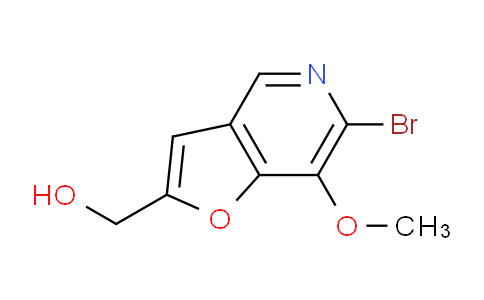 CAS No. 1346446-86-3, (6-Bromo-7-methoxyfuro[3,2-c]pyridin-2-yl)methanol