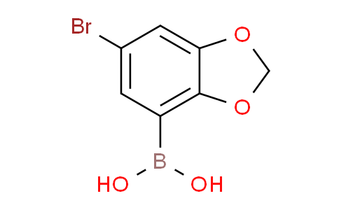 CAS No. 1150114-39-8, (6-Bromobenzo[d][1,3]dioxol-4-yl)boronic acid