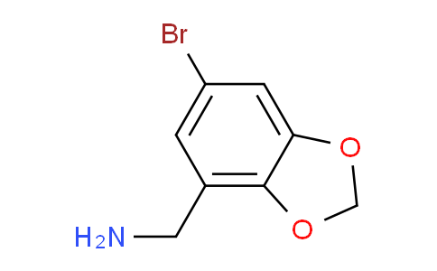 CAS No. 887581-73-9, (6-Bromobenzo[d][1,3]dioxol-4-yl)methanamine