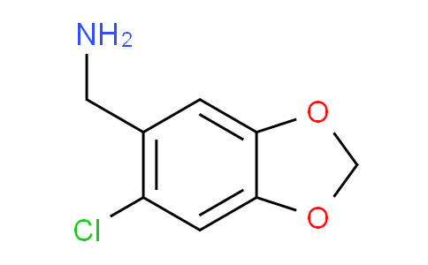 CAS No. 558453-64-8, (6-Chlorobenzo[d][1,3]dioxol-5-yl)methanamine