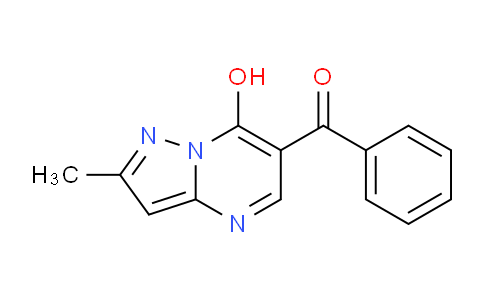 CAS No. 1355182-75-0, (7-Hydroxy-2-methylpyrazolo[1,5-a]pyrimidin-6-yl)(phenyl)methanone