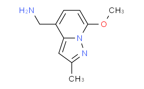 CAS No. 1823958-69-5, (7-Methoxy-2-methylpyrazolo[1,5-a]pyridin-4-yl)methanamine
