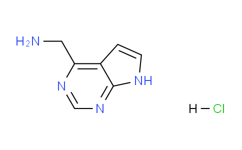 CAS No. 1378817-39-0, (7H-Pyrrolo[2,3-d]pyrimidin-4-yl)methanamine hydrochloride