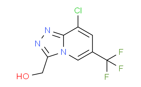 CAS No. 1616500-62-9, (8-Chloro-6-(trifluoromethyl)-[1,2,4]triazolo[4,3-a]pyridin-3-yl)methanol