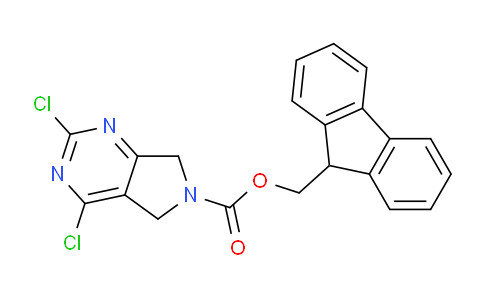 CAS No. 903129-86-2, (9H-Fluoren-9-yl)methyl 2,4-dichloro-5H-pyrrolo[3,4-d]pyrimidine-6(7H)-carboxylate