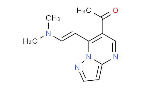 CAS No. 130506-81-9, (E)-1-(7-(2-(Dimethylamino)vinyl)pyrazolo[1,5-a]pyrimidin-6-yl)ethanone