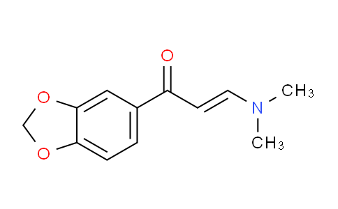 CAS No. 1646574-38-0, (E)-1-(Benzo[d][1,3]dioxol-5-yl)-3-(dimethylamino)prop-2-en-1-one