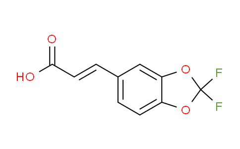 CAS No. 387350-55-2, (E)-3-(2,2-Difluorobenzo[d][1,3]dioxol-5-yl)acrylic acid