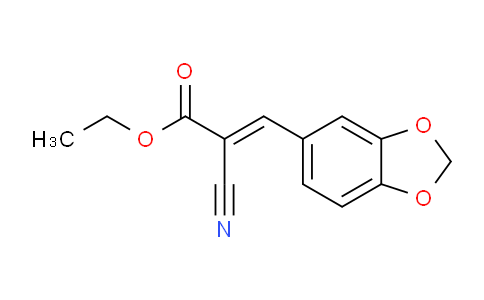 CAS No. 153910-33-9, (E)-Ethyl 3-(benzo[d][1,3]dioxol-5-yl)-2-cyanoacrylate
