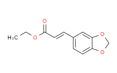 CAS No. 24393-66-6, (E)-Ethyl 3-(benzo[d][1,3]dioxol-5-yl)acrylate
