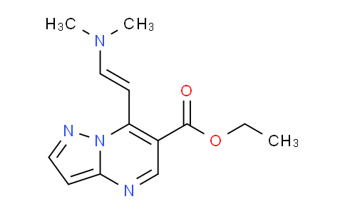 CAS No. 148191-33-7, (E)-Ethyl 7-(2-(dimethylamino)vinyl)pyrazolo[1,5-a]pyrimidine-6-carboxylate