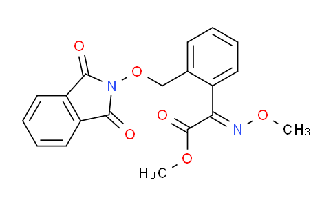 CAS No. 156581-14-5, (E)-Methyl 2-(2-(((1,3-dioxoisoindolin-2-yl)oxy)methyl)phenyl)-2-(methoxyimino)acetate