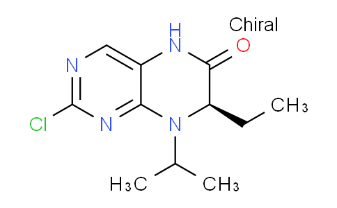 CAS No. 889877-77-4, (R)-2-Chloro-7-ethyl-8-isopropyl-7,8-dihydropteridin-6(5H)-one