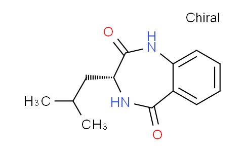CAS No. 1243086-77-2, (R)-3-Isobutyl-3,4-dihydro-1H-benzo[e][1,4]diazepine-2,5-dione